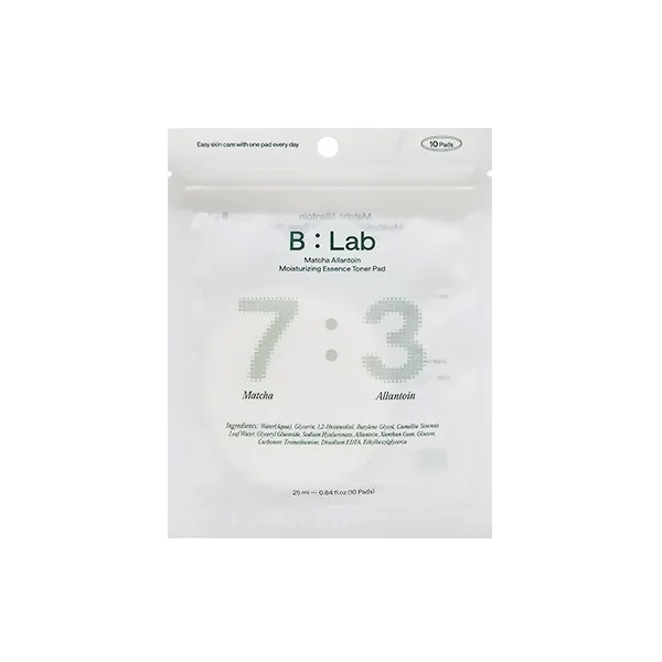 B:Lab 말차 알란토인 모이스처라이징 에센스 토너 패드 25g