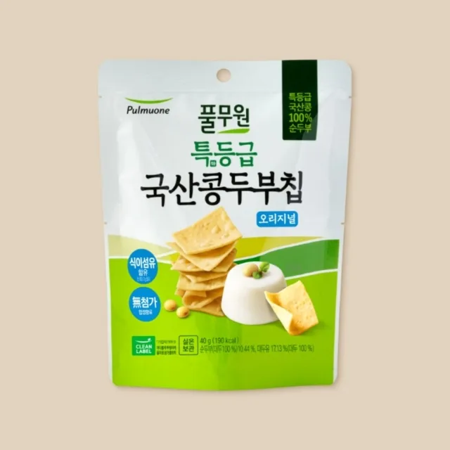 풀무원식품 특등급국산콩두부칩 오리지널_40g