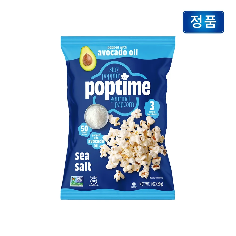 팝타임 아보카도 오일 팝콘 씨솔트 28g 씨솔트
