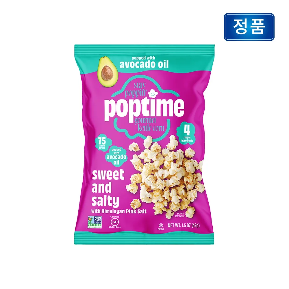 팝타임 아보카도 오일 팝콘 스윗&솔티 42g 스윗&솔티