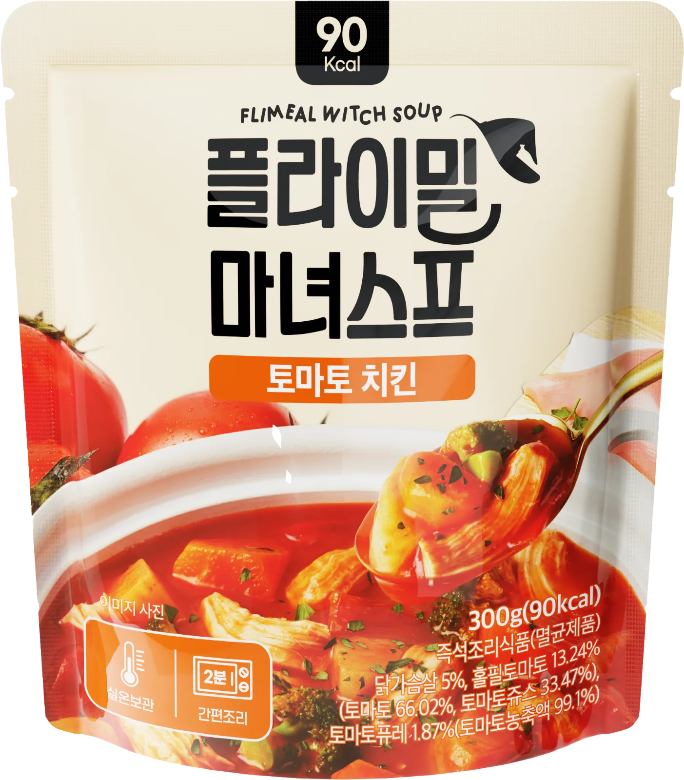 플라이밀 마녀스프 치킨 300g 토마토치킨