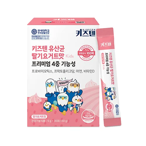 키즈텐 유산균 딸기요거트맛 150g