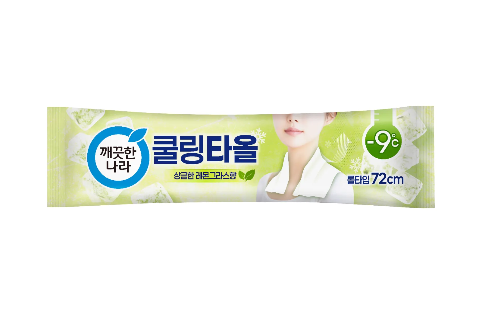 깨끗한나라 레몬그라스 쿨링타올 휴대 1매 50입
